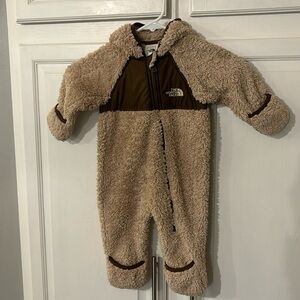 The North Face Infant Plush One Piece Fleece Bunting 3-6 Months